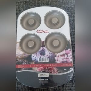 Bakers Gray 6-Cavity Donut Pan